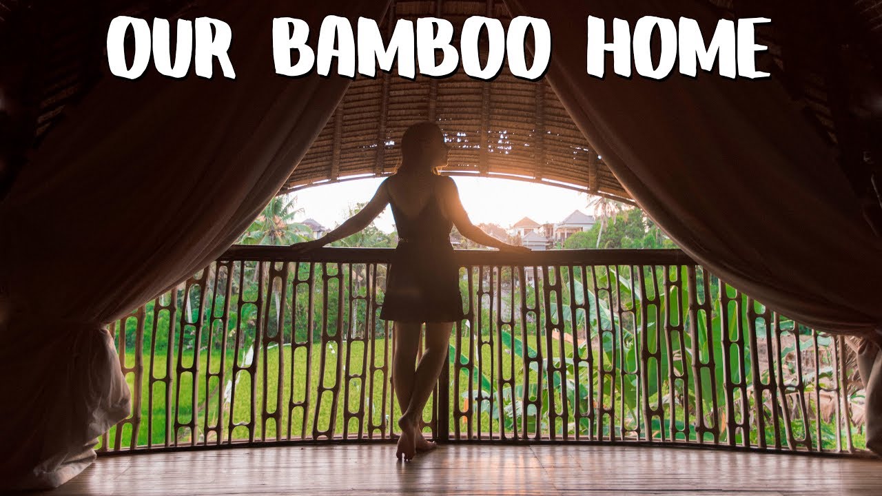 $60 to stay in a Bamboo Villa - UBUD Travel Vlog
